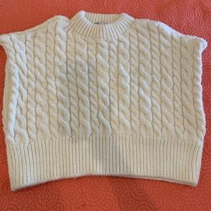 Zara cropped sweater